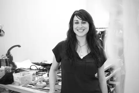 a woman standing in a store