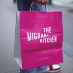 a pink bag