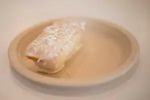 a coffee cup on a plate