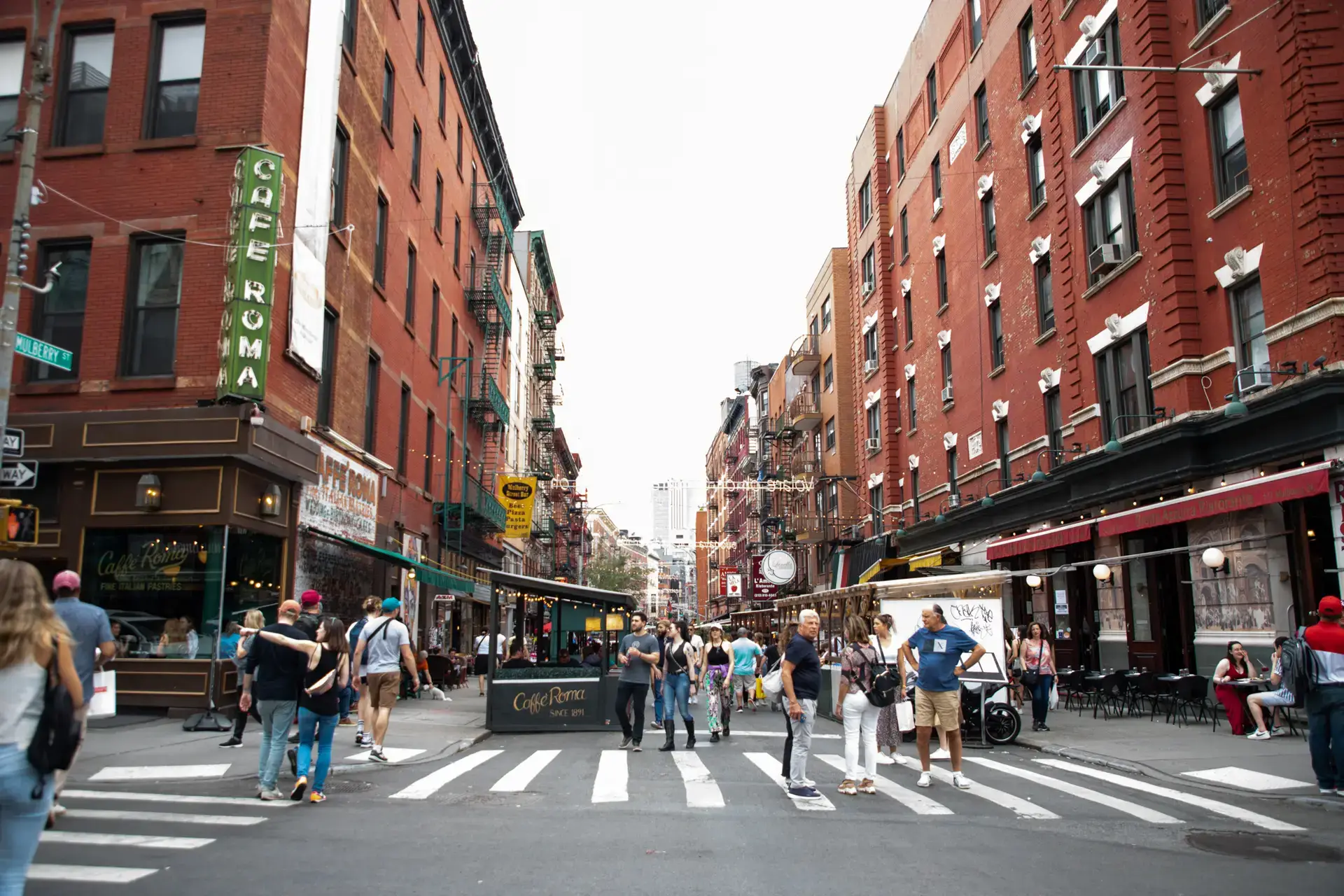 Blending Flavors & Cultures: Discover New York City's Melting Pot | Like A Local Tours a group of people walking down a busy city street