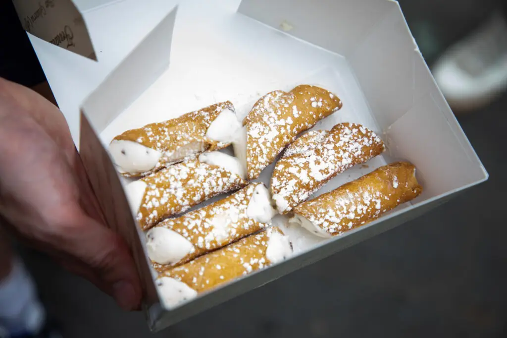 a box of food