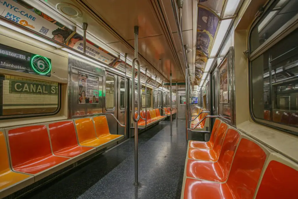 a subway train