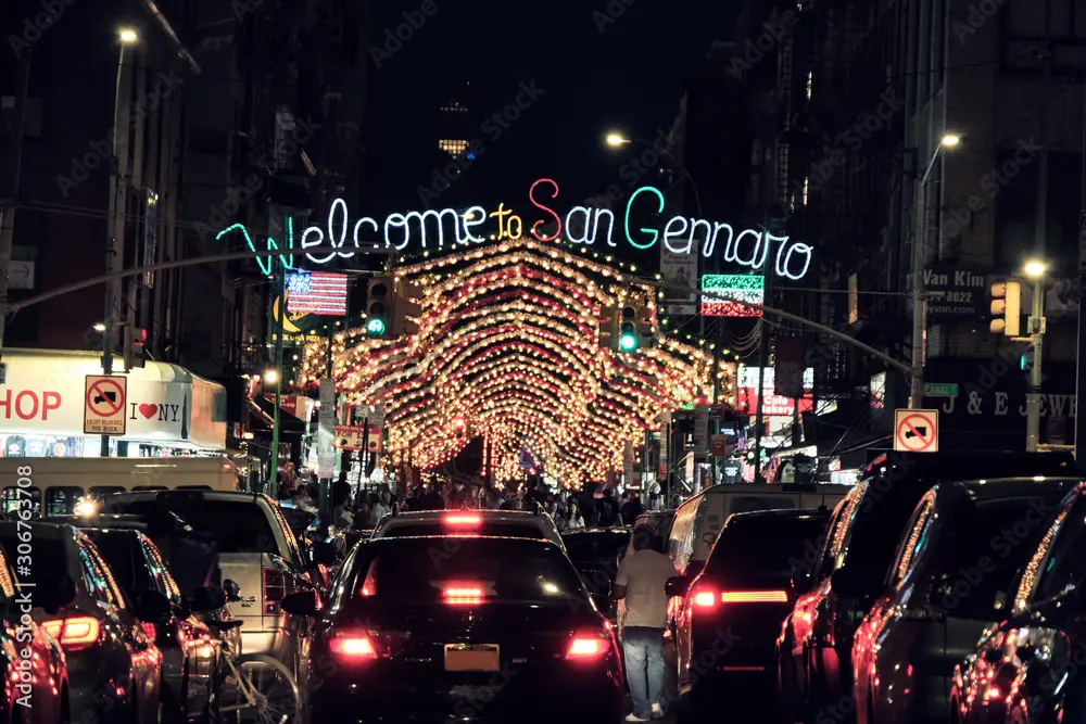 san gennaro Feast in Little Italy