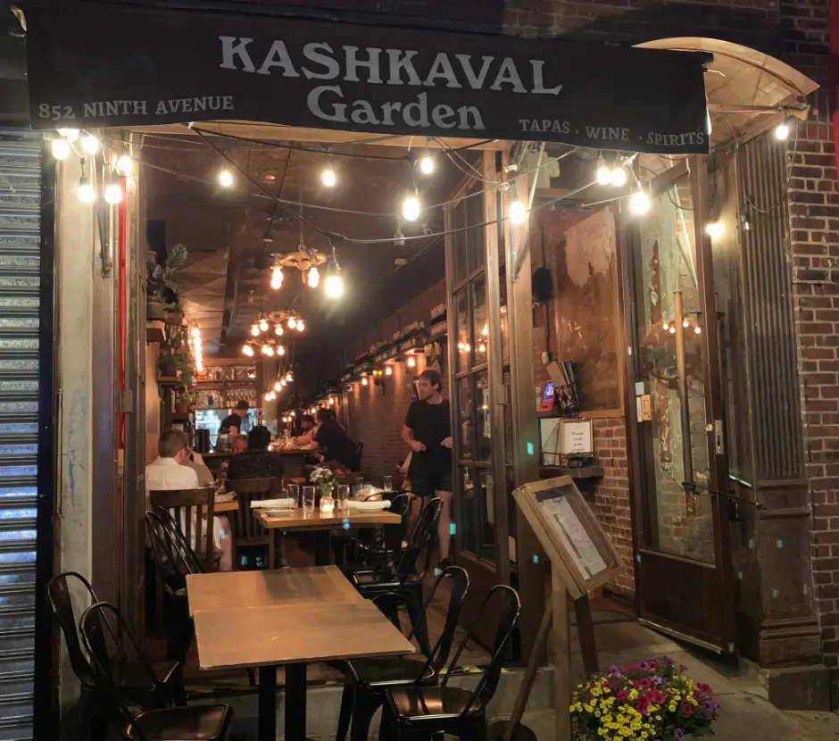 a close up of a restaurant