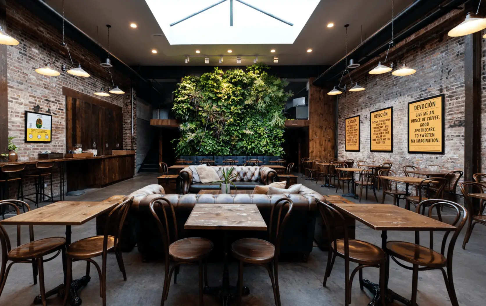 a dining room table