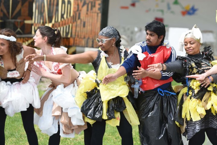 a group of people wearing costumes